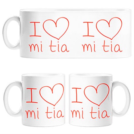 Taza I Love mi tía