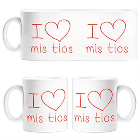Taza I Love mis tíos