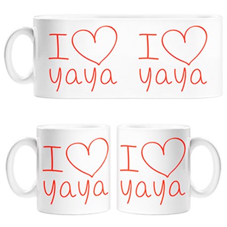Taza I Love yaya