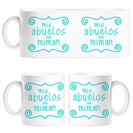 Taza Mis abuelos me miman