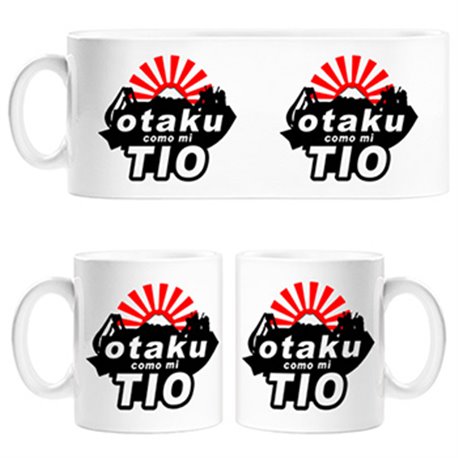 Taza Otaku como mi tío