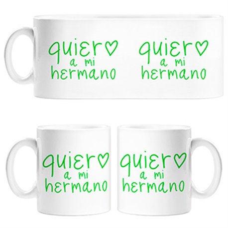 Taza Quiero a mi hermano