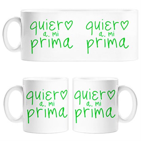 Taza Quiero a mi prima