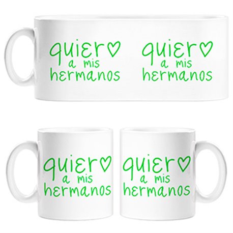 Taza Quiero a mis hermanos