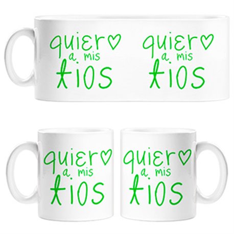 Taza Quiero a mis tíos