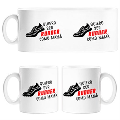 Taza Quiero ser runner como mamá