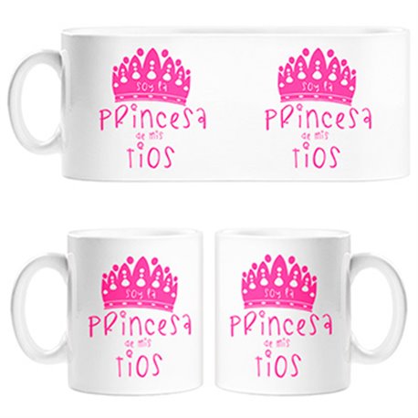 Taza Soy la princesa de mis tíos