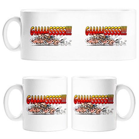 Taza para moteros Gaaaaaaaas