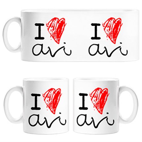 Taza I Love avi