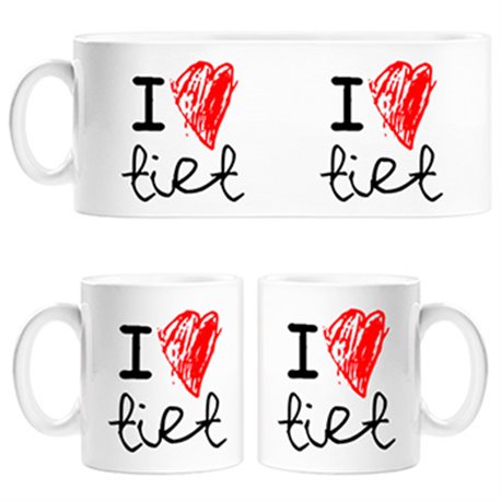 Taza I Love tiet