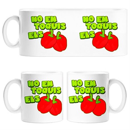Taza No em toquis els pebrots