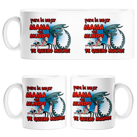Taza para la mejor mamá del Mundo te quiero mucho