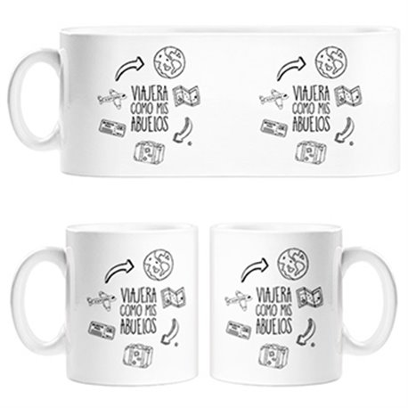 Taza viajera como mis abuelos