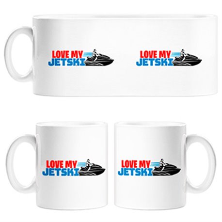 Taza I Love My Jetski Jet Ski