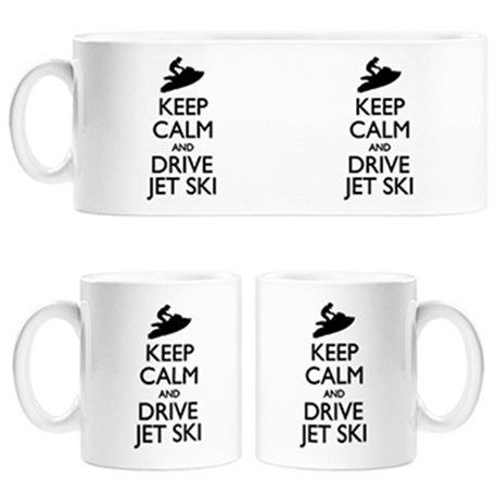 Taza Keep Calm And Drive Jet Ski