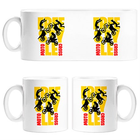 Taza Motocross Freestyle saltos