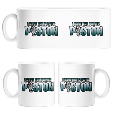 Taza Motocross I Have The Power Piston