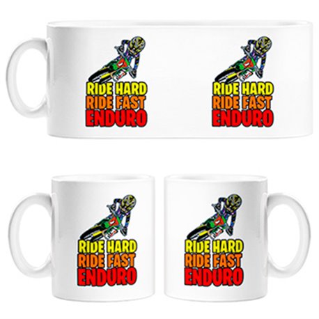 Taza Motocross Ride Hard Ride Fast Enduro