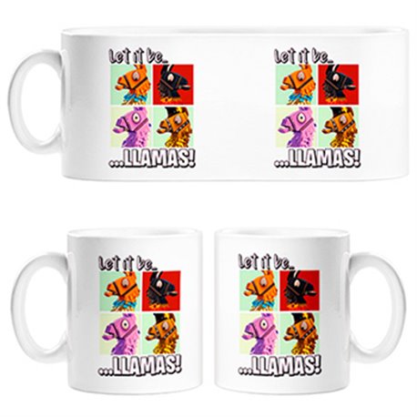 Taza Let It Be Llamas