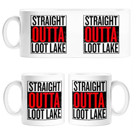 Taza Straight Outta Loot Lake