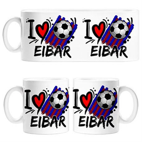 Taza I Love Eibar fútbol