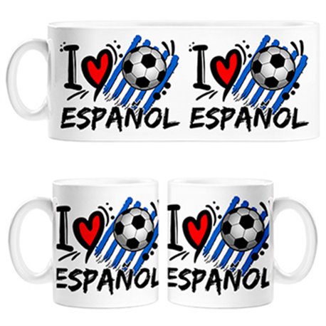 Taza I Love Español fútbol