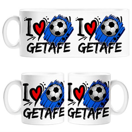 Taza I Love Getafe fútbol