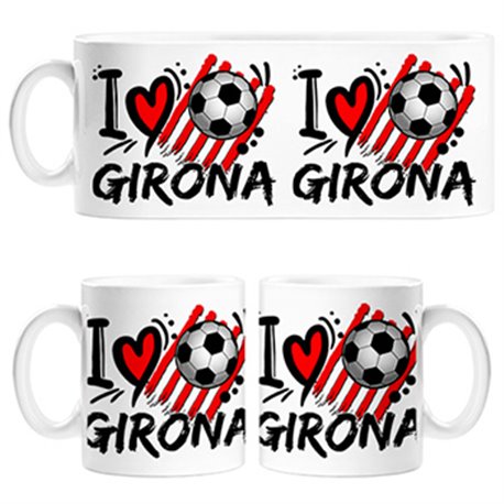 Taza I Love Girona fútbol