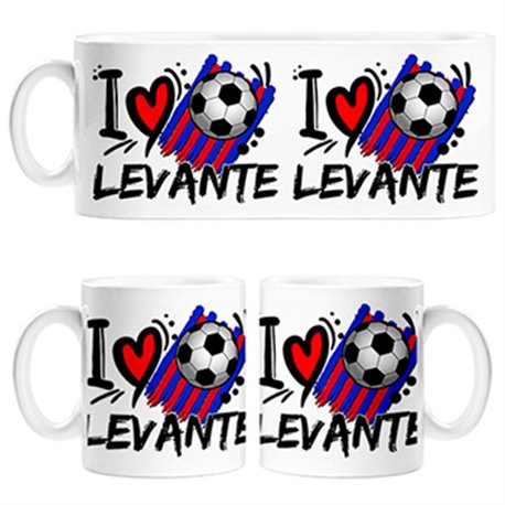 Taza I Love Levante fútbol