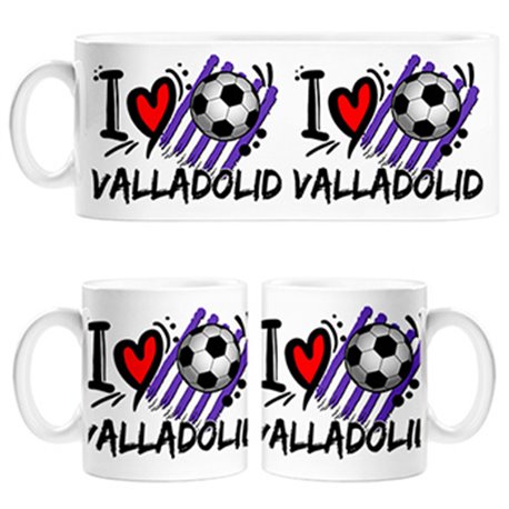 Taza I Love Valladolid fútbol