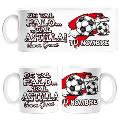 Taza de tal palo tal astilla Granada personalizable con nombre