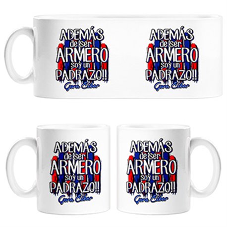 Taza además de ser Armero soy un padrazo Eibar fútbol