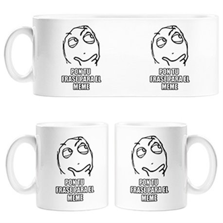 Taza personalizable con nombre dinos tu frase para el meme