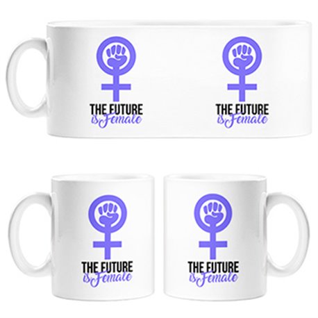 Taza The Future Is Female futuro feminista