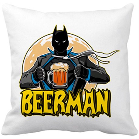 Cojín con relleno Beerman Batman cervezero