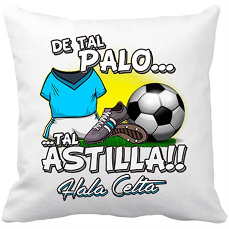 Cojín con relleno De tal palo tal astilla Celta fútbol