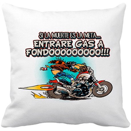 Cojín con relleno Entraré Gas a fondo