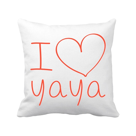 Cojín con relleno I Love yaya