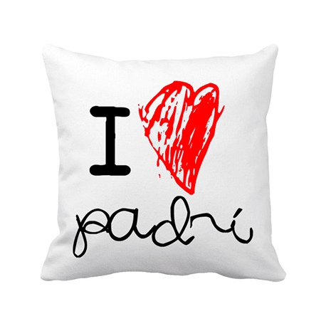 Cojín con relleno I Love padrí