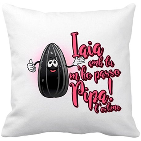 Cojín con relleno Iaia amb tu m ho passo pipa