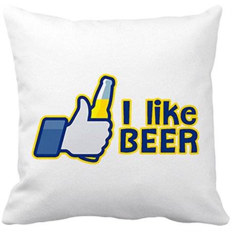 Cojín con relleno I Like Beer