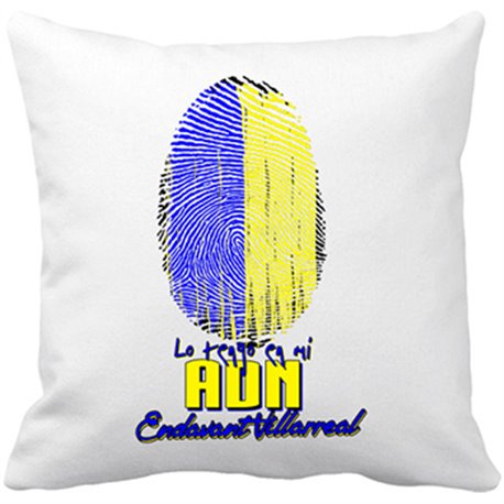 Cojín con relleno lo tengo en mi ADN Villareal fútbol