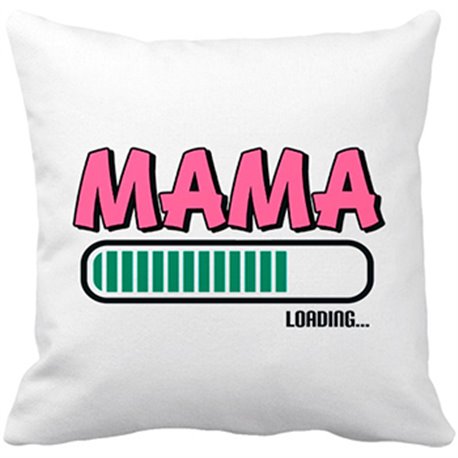 Cojín con relleno Mamá Loading regalo embarazada