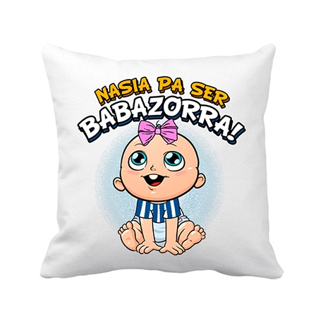 Cojín con relleno nacida para ser Babazorra Alavés fútbol