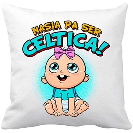 Cojín con relleno nacida para ser Céltica Celta fútbol