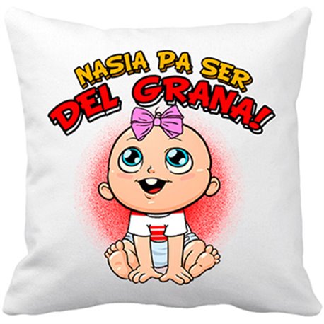 Cojín con relleno nacida para ser del Graná Granada fútbol