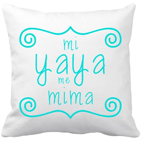 Cojín con relleno Mi yaya me mima