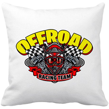 Cojín con relleno Motocross Off Road Racing Team