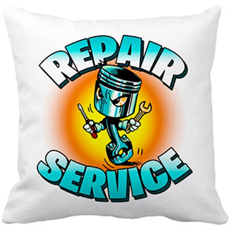 Cojín con relleno Motocross Repair Service