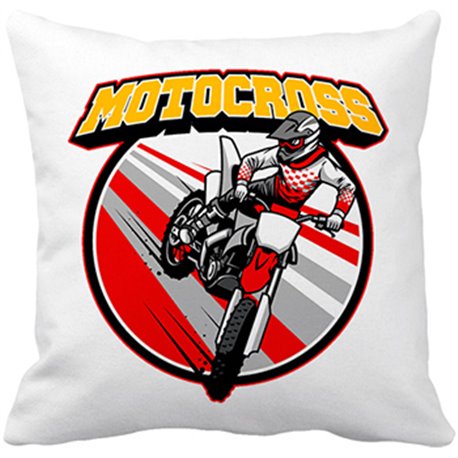 Cojín con relleno Motocross salto gas a tope